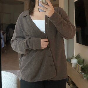 GAP Women's Brown Button-Down Shirt